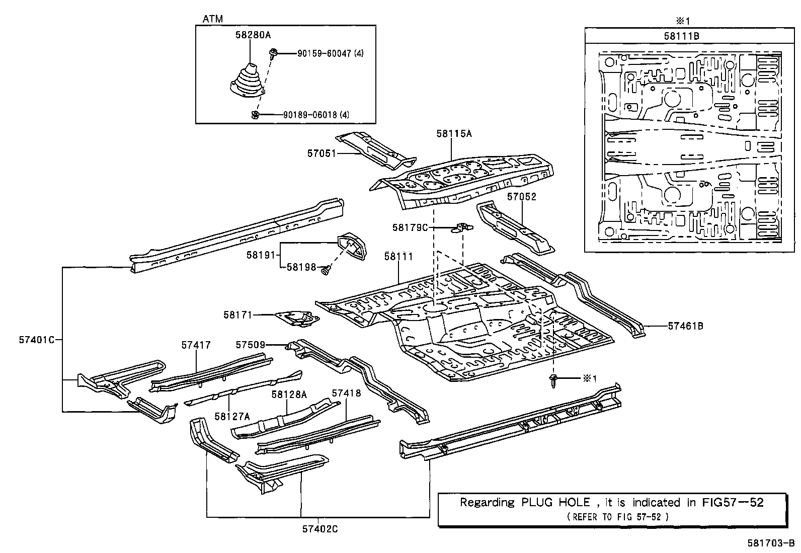 Toyota 51781-60220 PANEL, STEP, RH