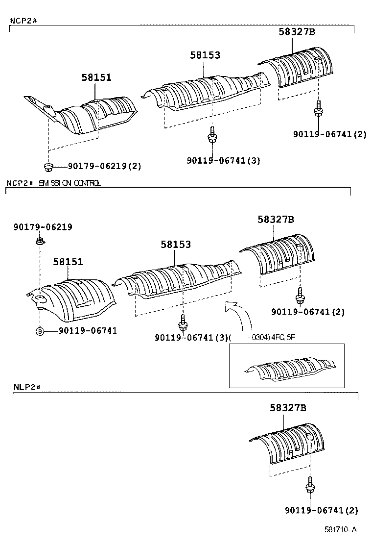 58179-52010 BRACKET, CLAMP FLOOR product image