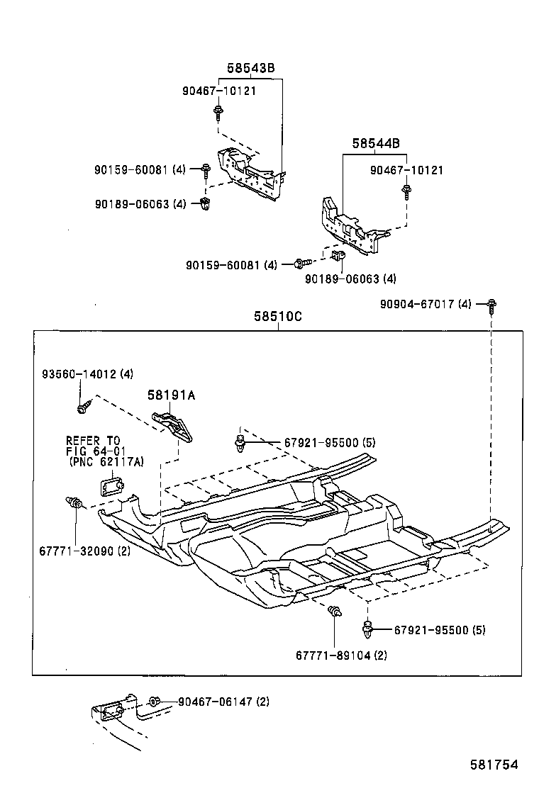 58510-3F830-B0 CARPET ASSY, FRONT FLOOR, FRONT product image