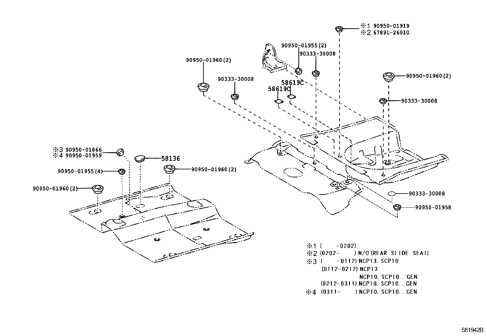 58307-52190 PANEL SUB-ASSY, BODY LOWER BACK product image