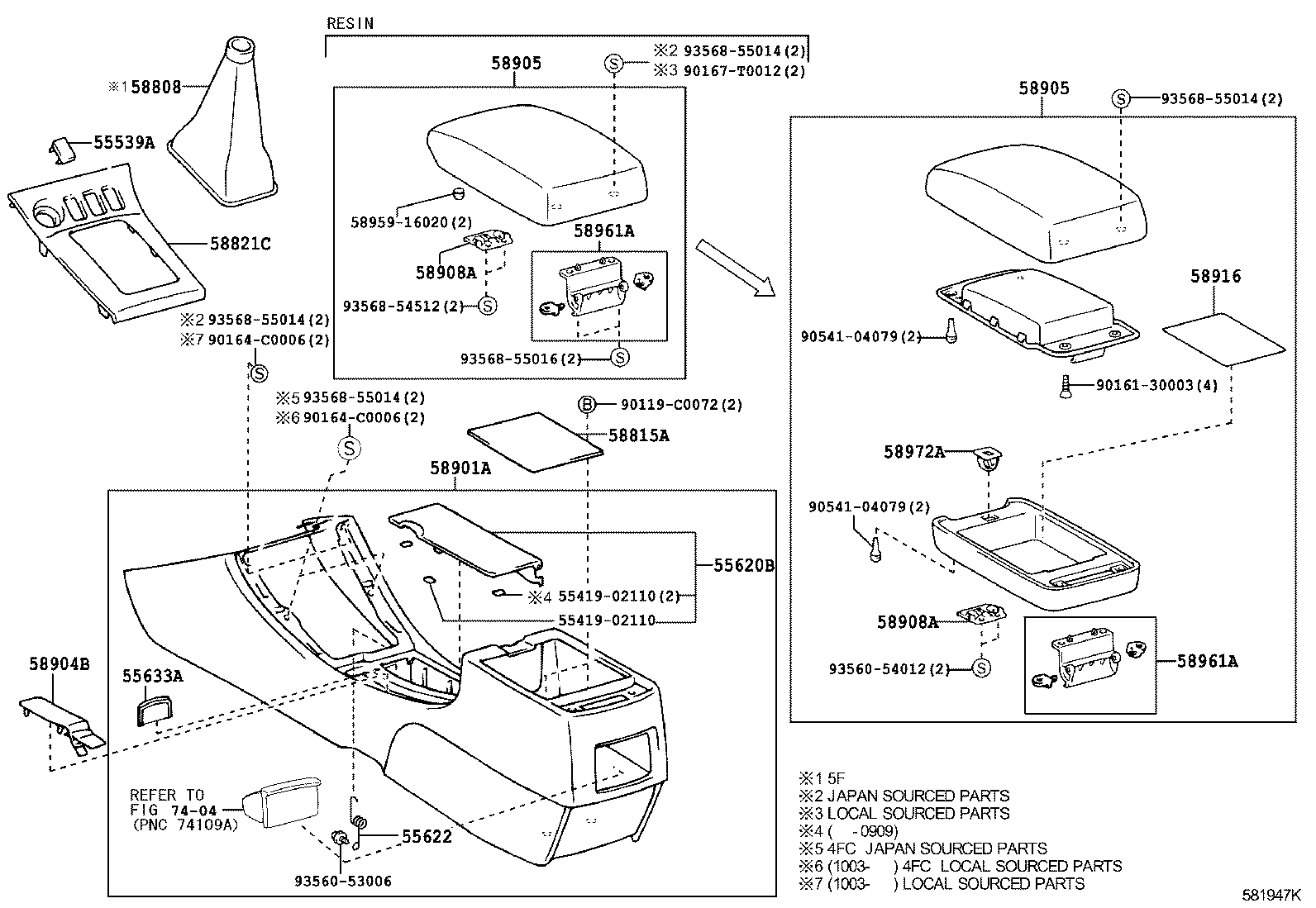 55539-12140 COVER, SPARE SWITCH HOLE product image