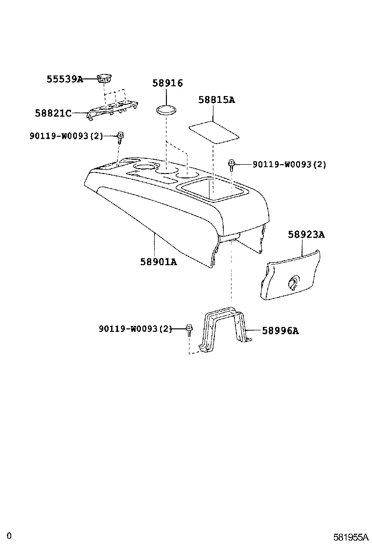 58916-0F010 MAT, BOX BOTTOM product image