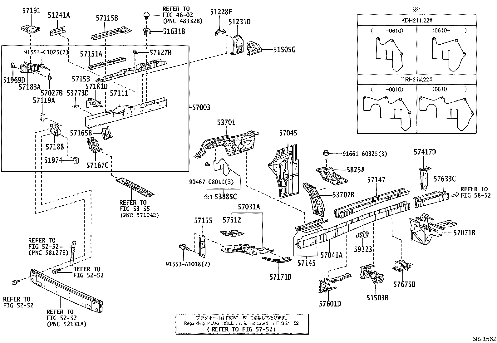51505-26100 SUPPORT SUB-ASSY, UPPER CONTROL ARM, RH product image