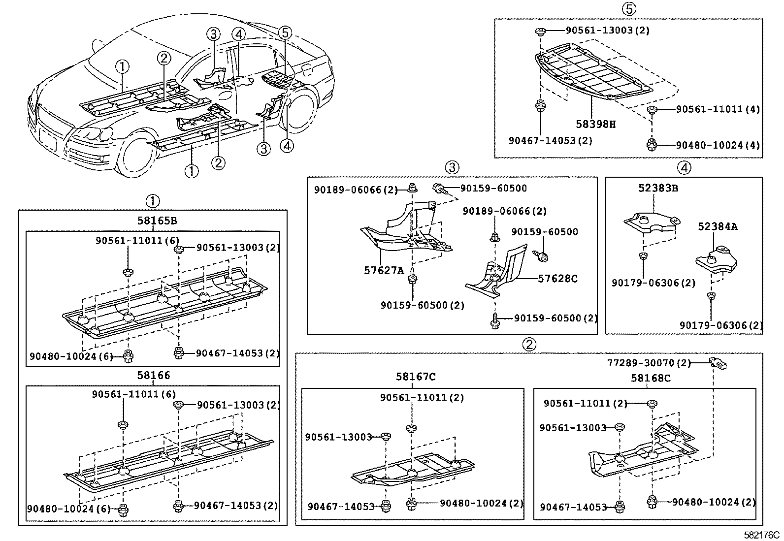 58307-22780 PANEL SUB-ASSY, BODY LOWER BACK product image