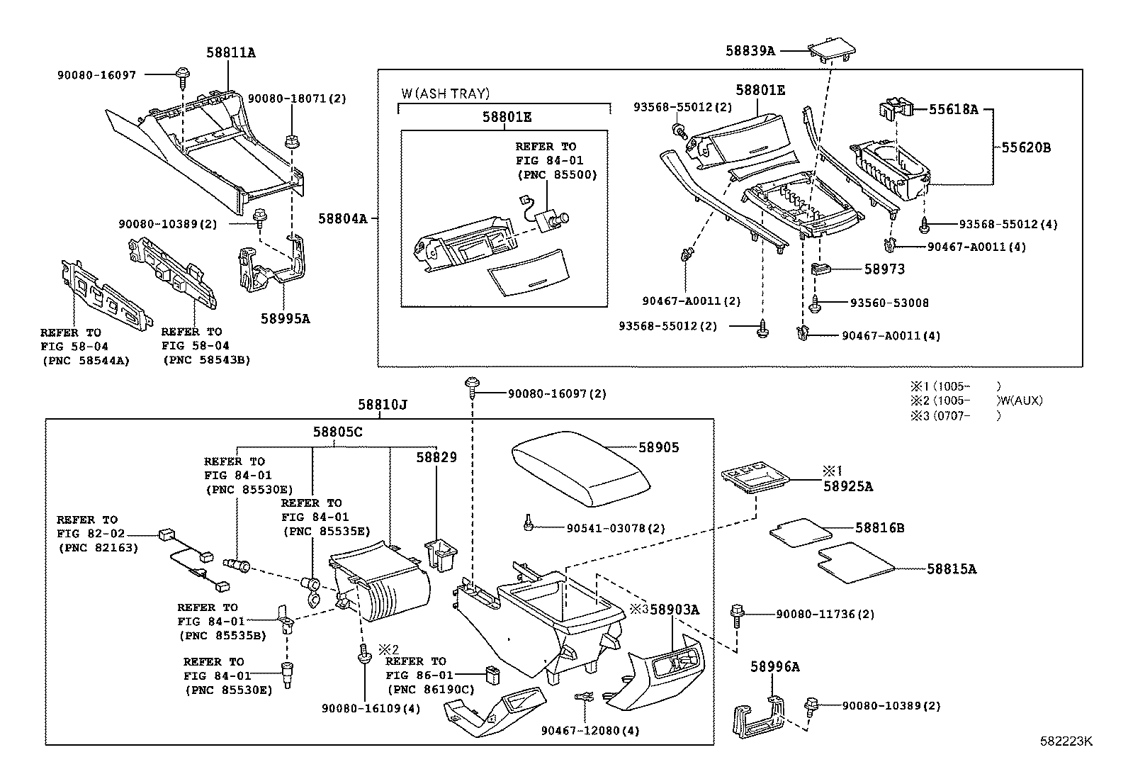 55620-07010 HOLDER, INSTRUMENT PANEL CUP product image