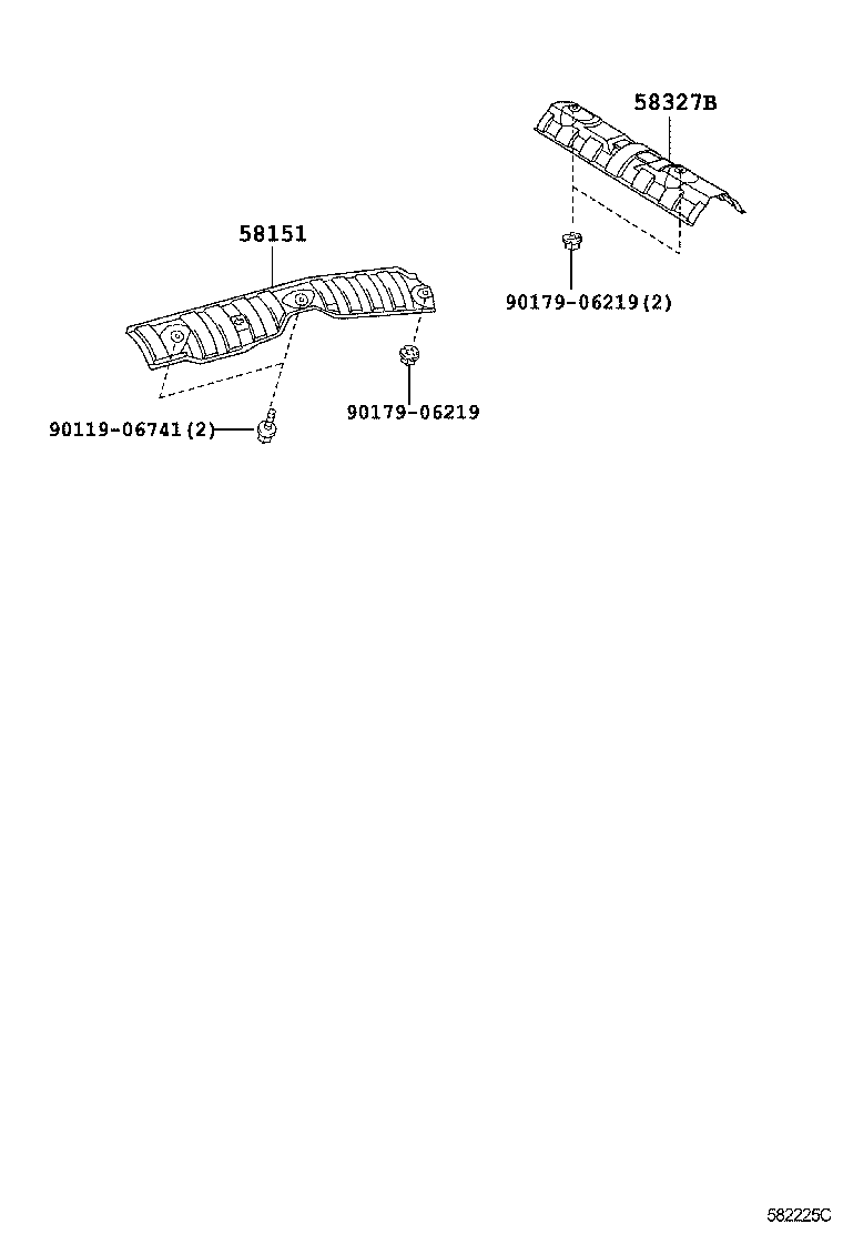 58151-52070 INSULATOR, FRONT FLOOR HEAT, NO.1 product image