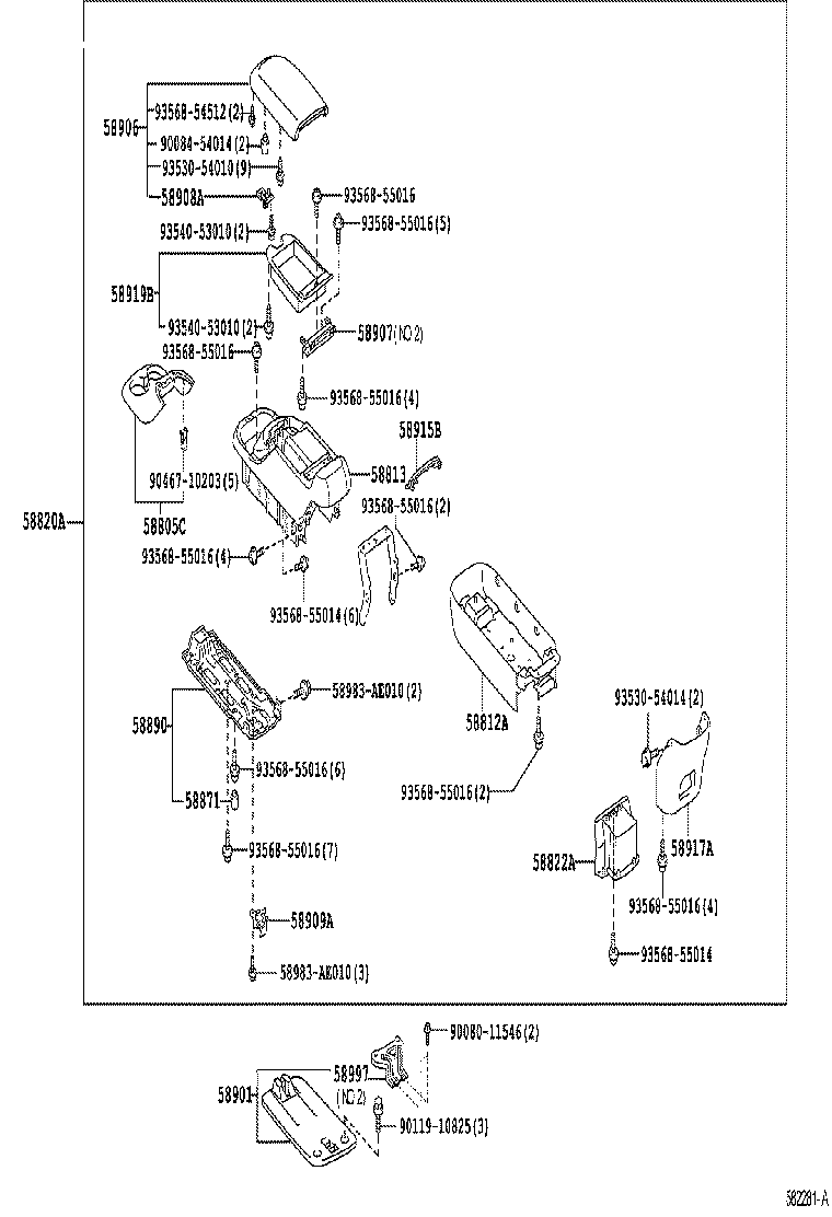 Thumbnail 3 for 58804-0C023