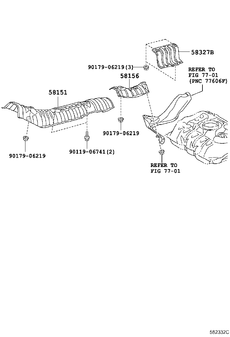 58151-52070 INSULATOR, FRONT FLOOR HEAT, NO.1 product image