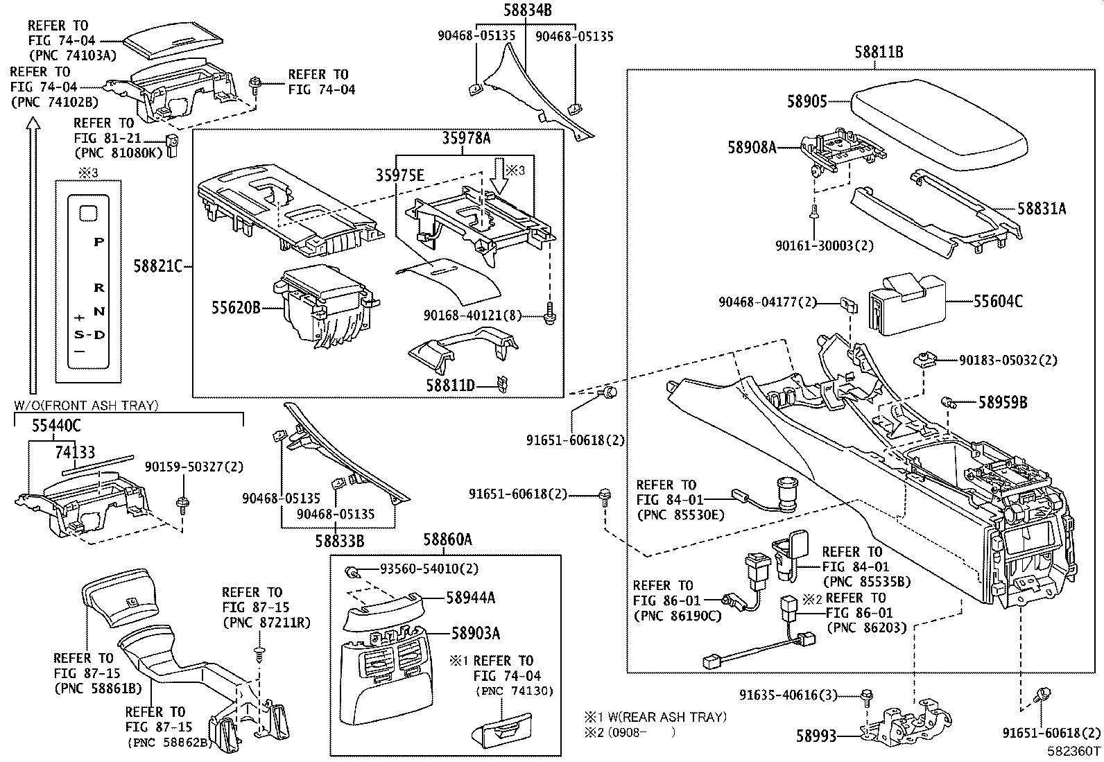 Toyota 55620-53012 HOLDER, INSTRUMENT PANEL CUP