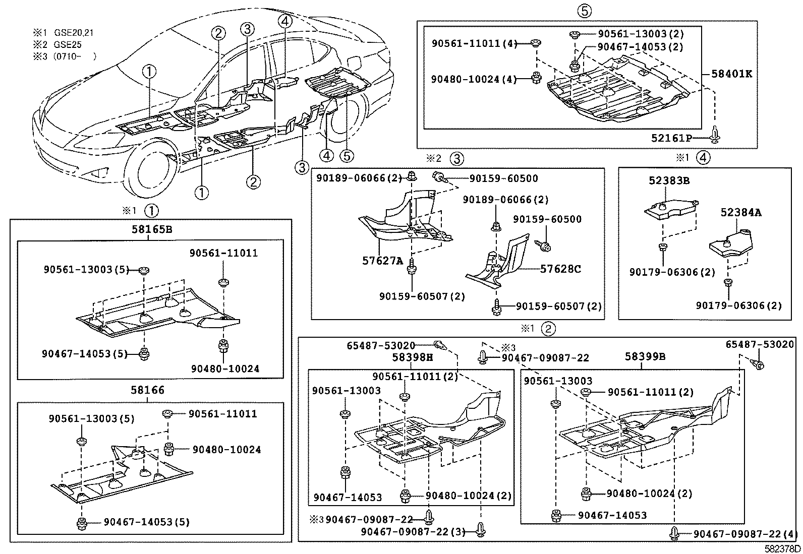 58113-53040 PANEL, FRONT FLOOR, CENTER product image