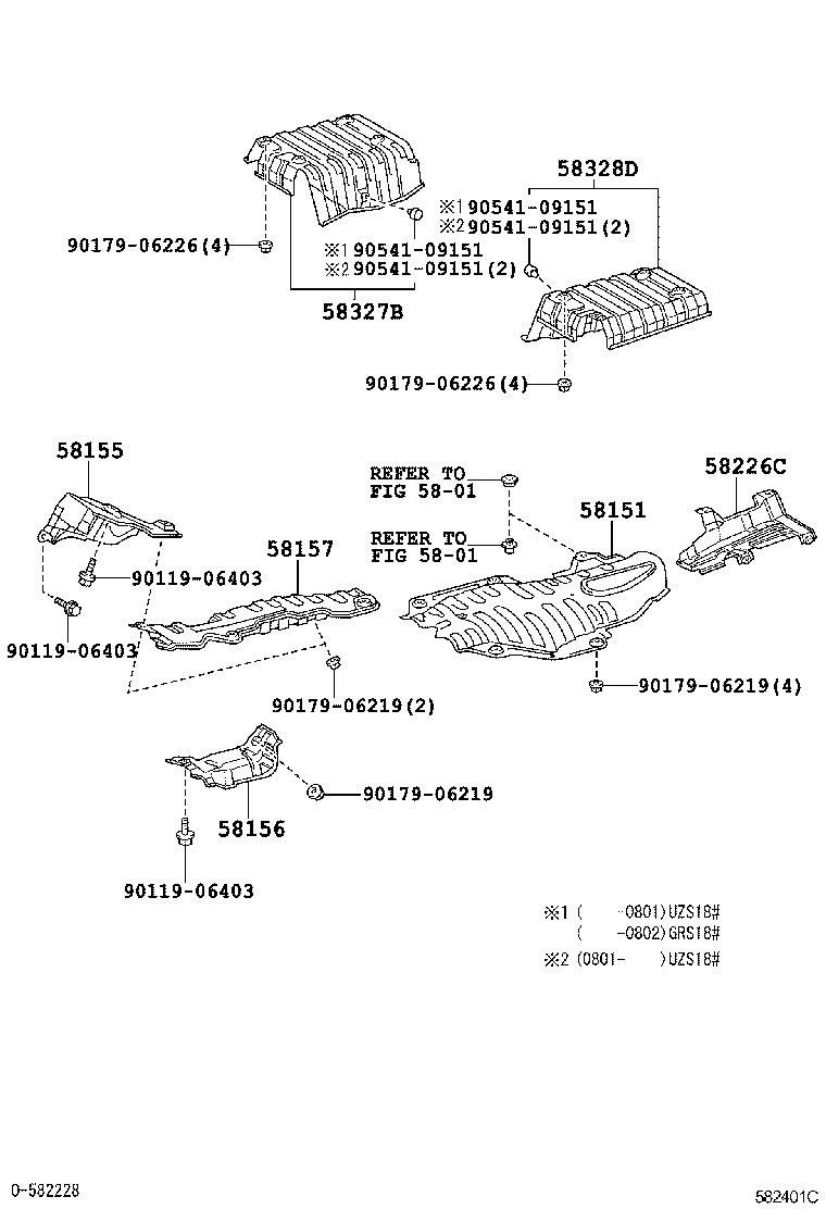 58327-30050 INSULATOR, MAIN MUFFLER HEAT product image