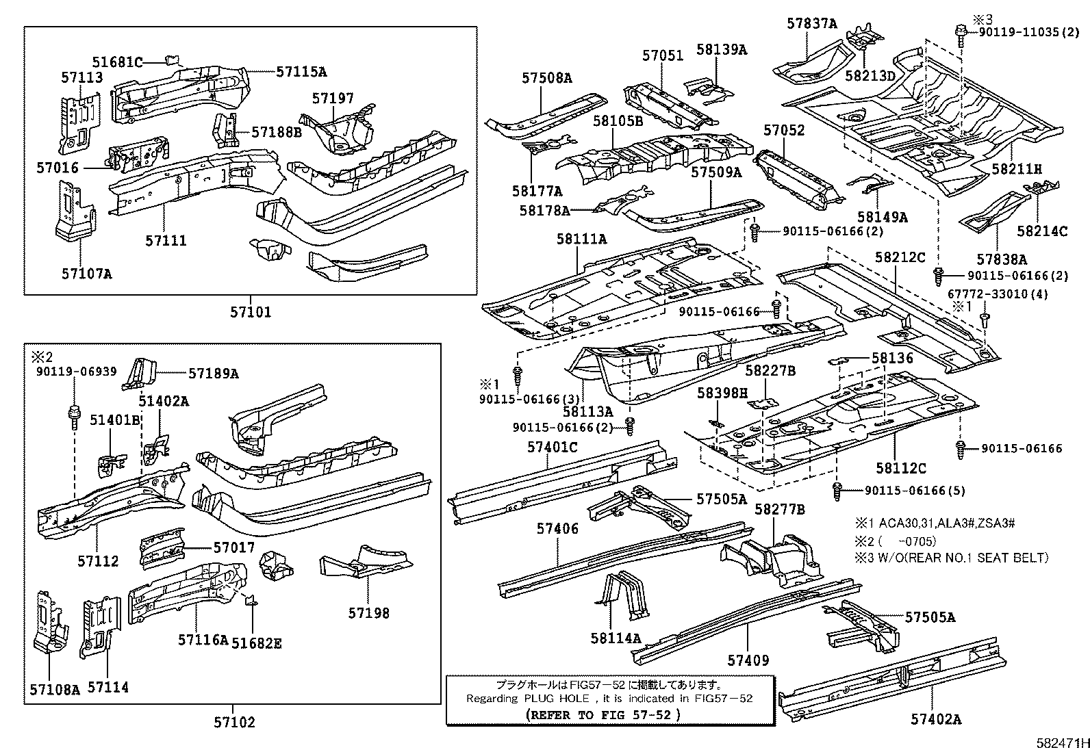 51401-42010 BRACKET SUB-ASSY, ENGINE FRONT MOUNTING product image