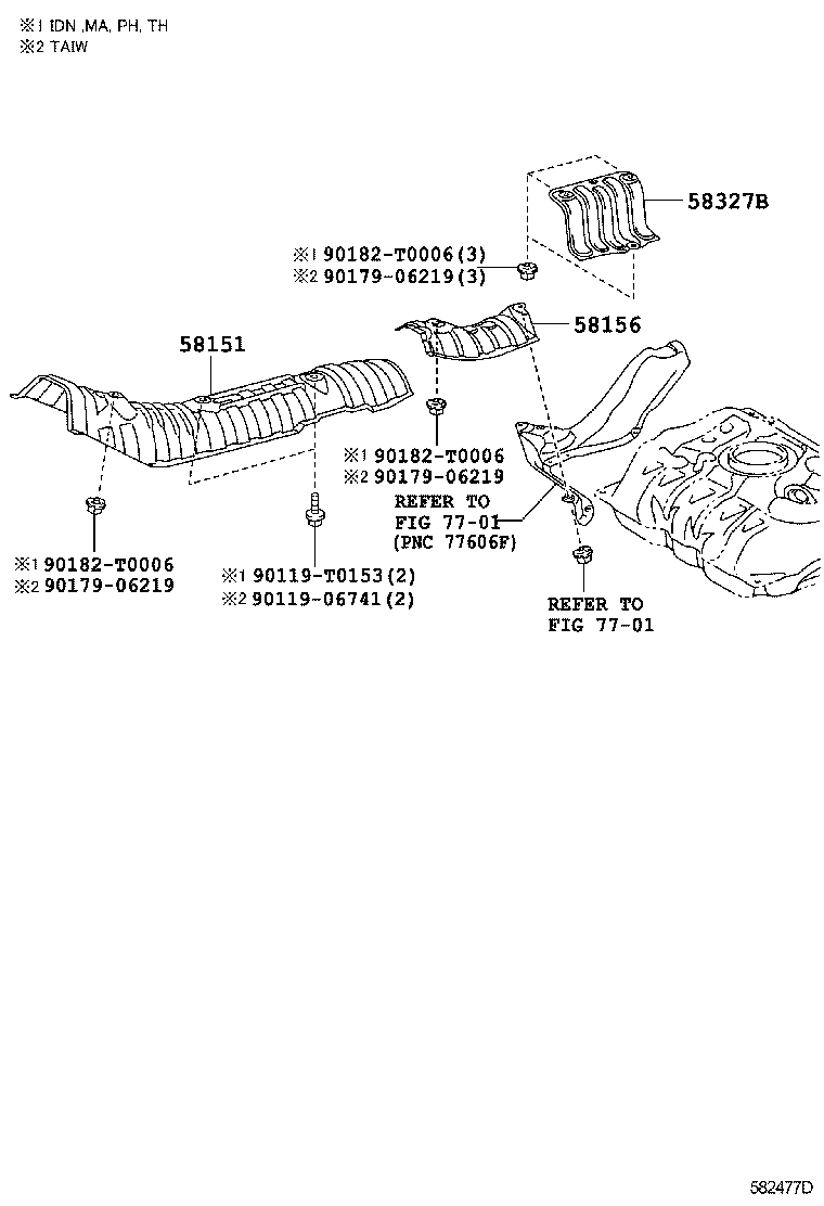 58151-0D030 INSULATOR, FRONT FLOOR HEAT, NO.1 product image