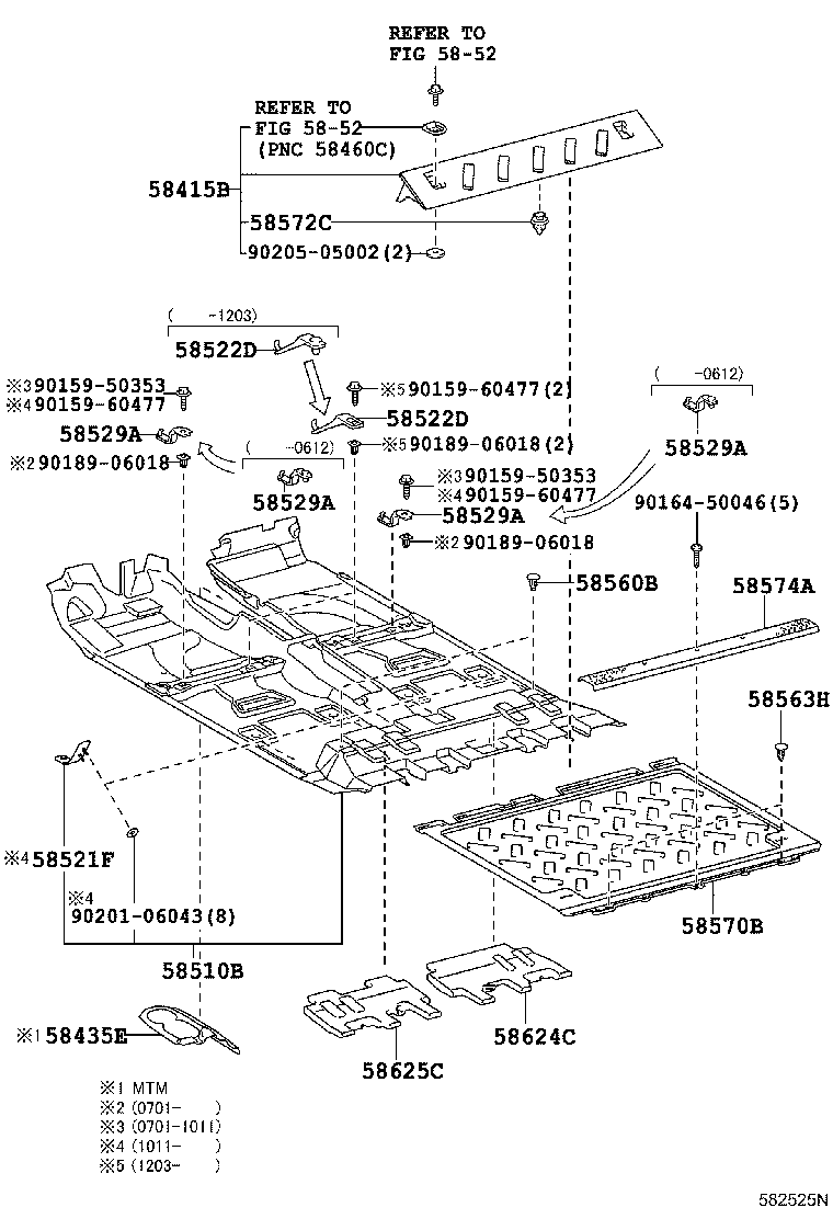 Toyota 58401-35031-B0 BOARD, REAR FLOOR, NO.1