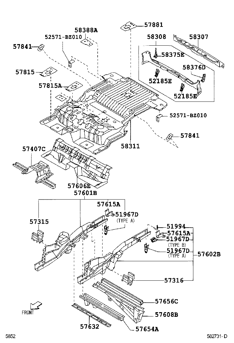 Thumbnail 2 for 57407-BZ010