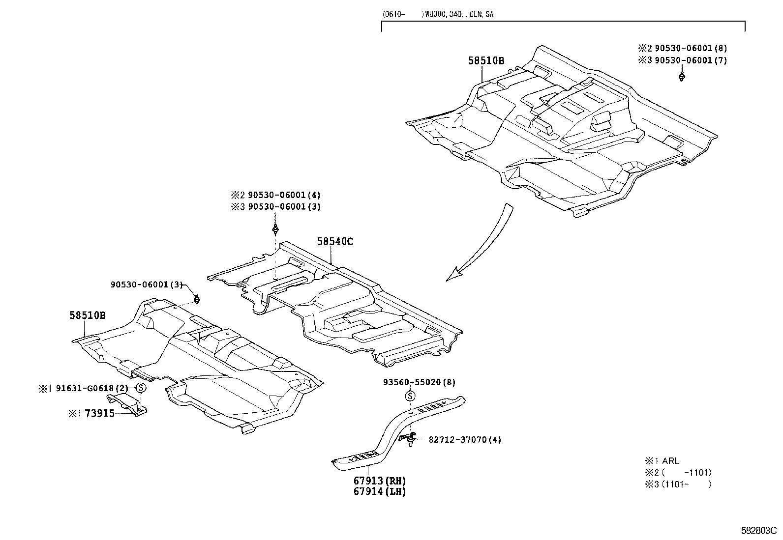 58510-F1012 MAT, FRONT FLOOR, FRONT product image