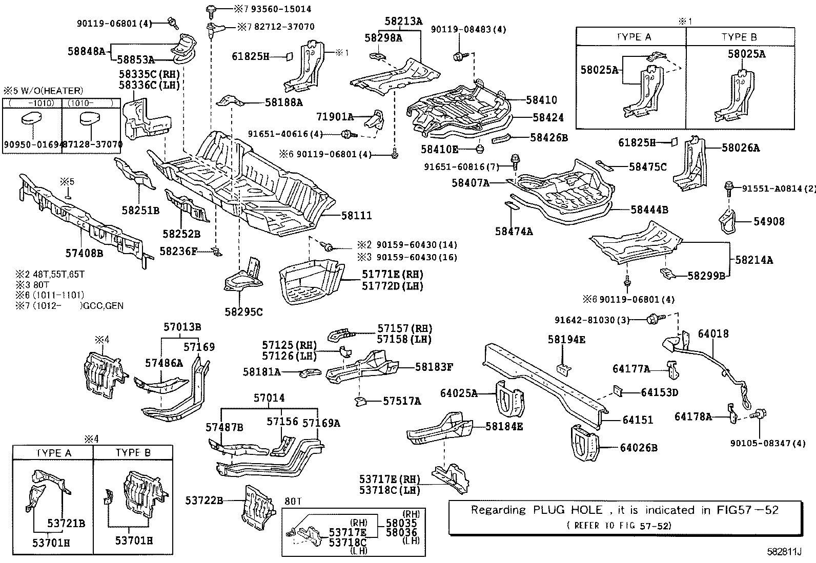 58426-0W010 PROTECTOR, ENGINE SERVICE HOLE product image