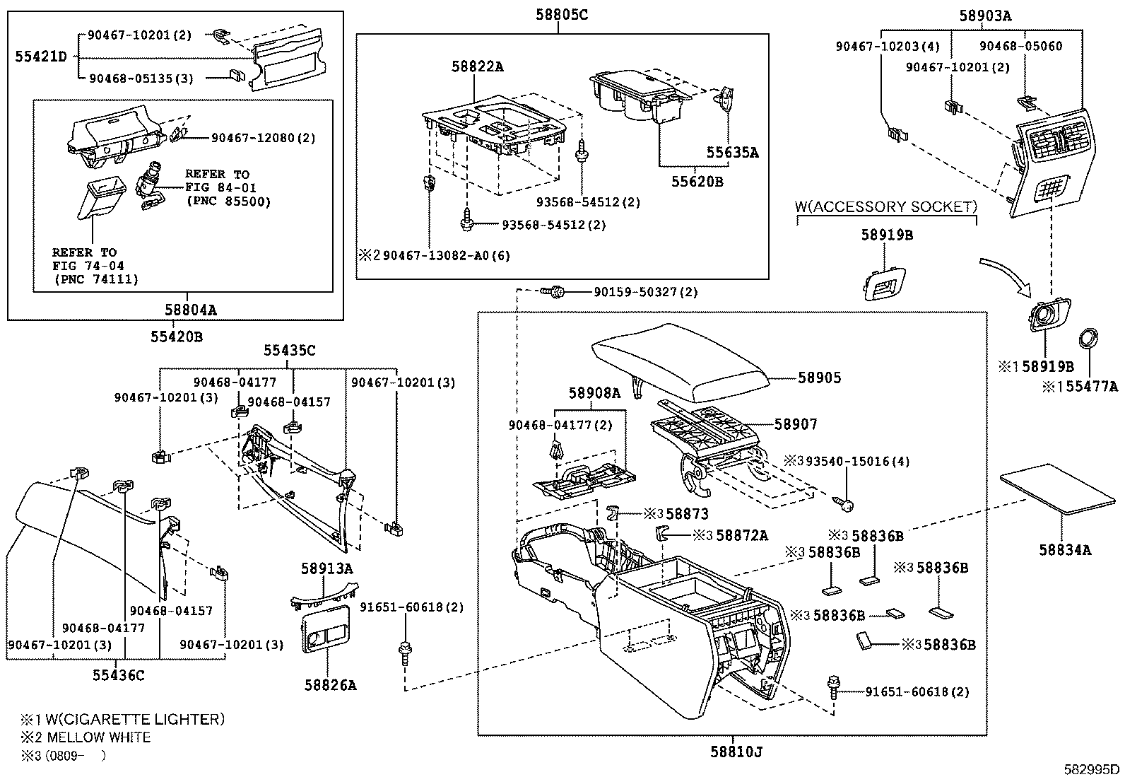 Toyota 55620-50040-B2 HOLDER, INSTRUMENT PANEL CUP
