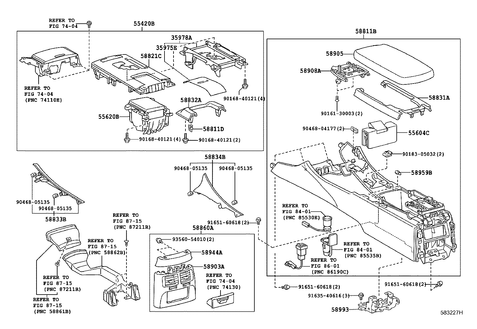 55620-53170-C0 HOLDER, INSTRUMENT PANEL CUP product image