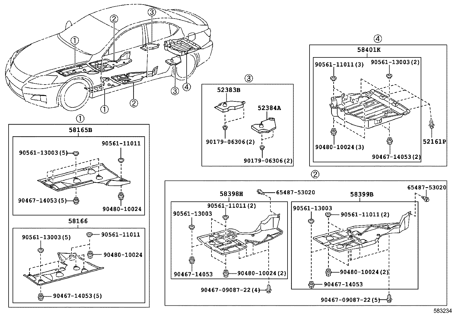58112-24040 PANEL, FRONT FLOOR, LH product image