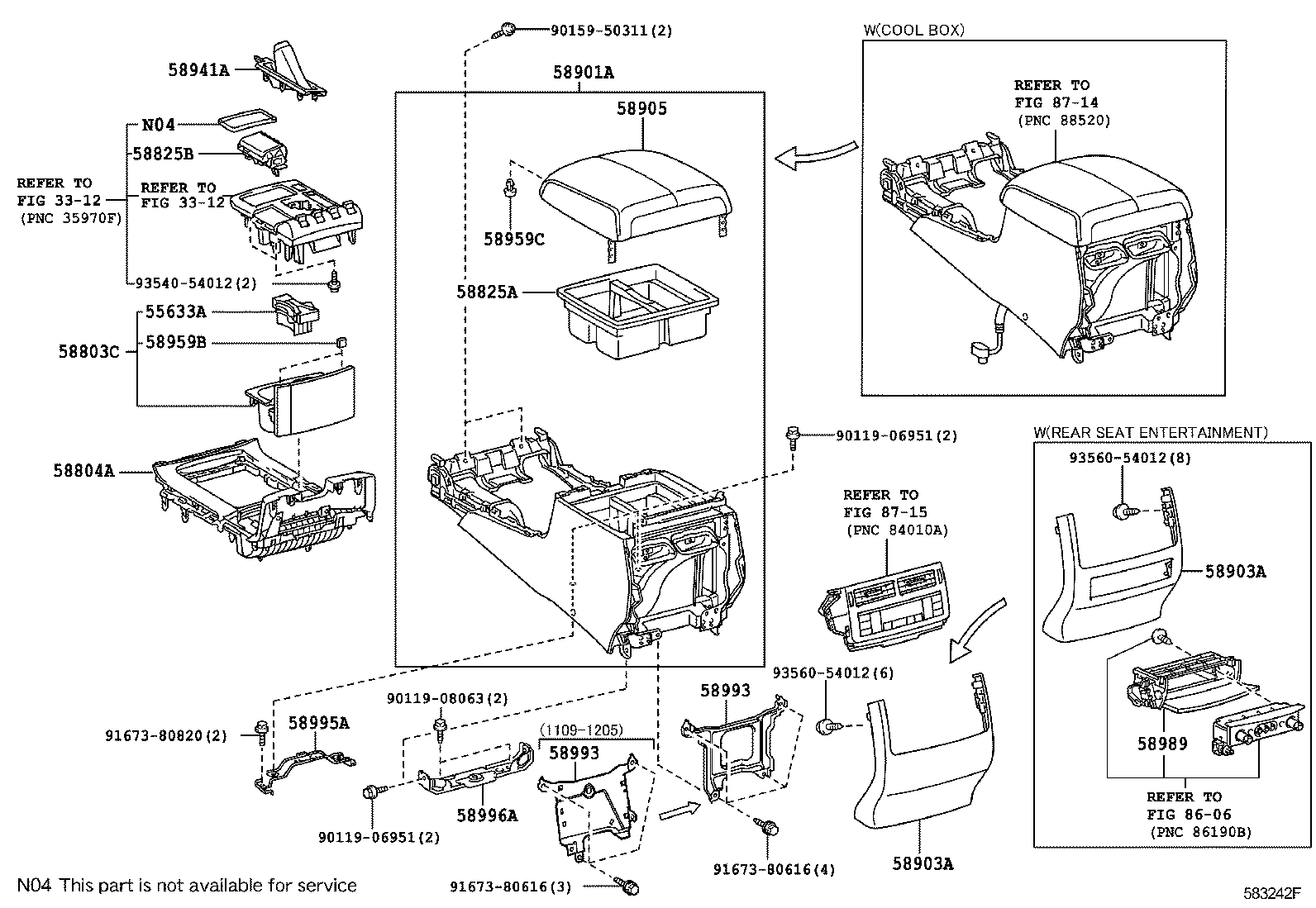 58821-60760 PANEL, CONSOLE, UPPER product image