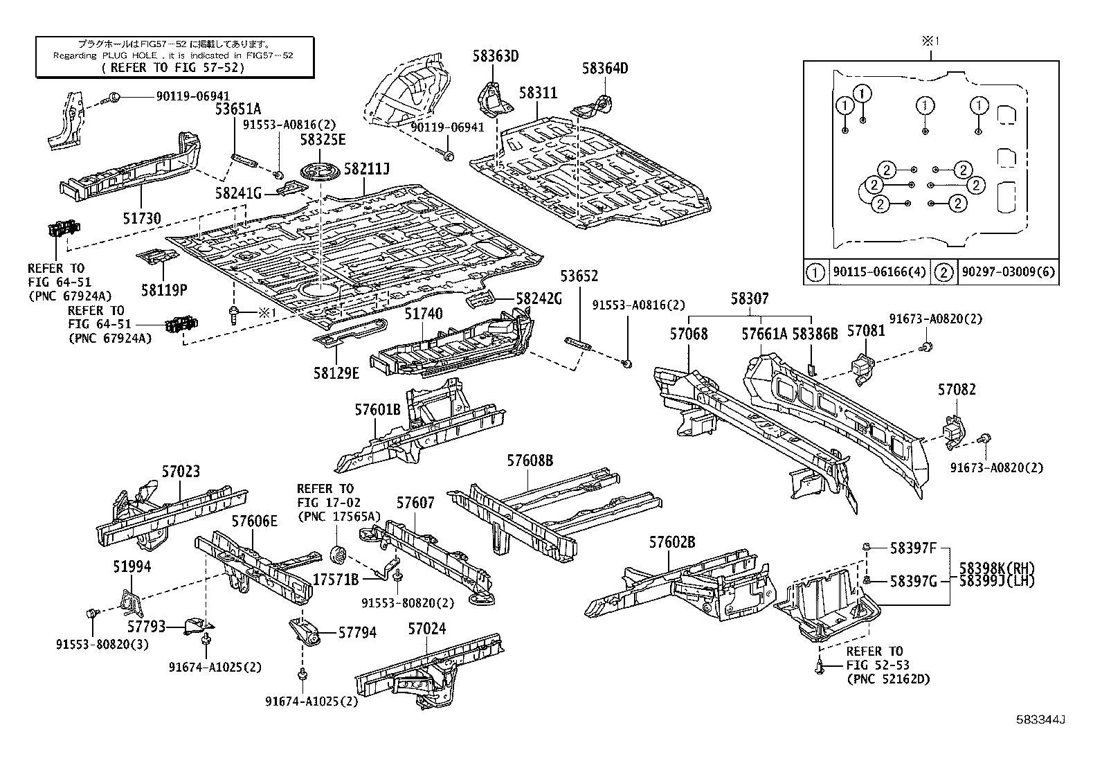 58307-58041 PANEL SUB-ASSY, BODY LOWER BACK product image