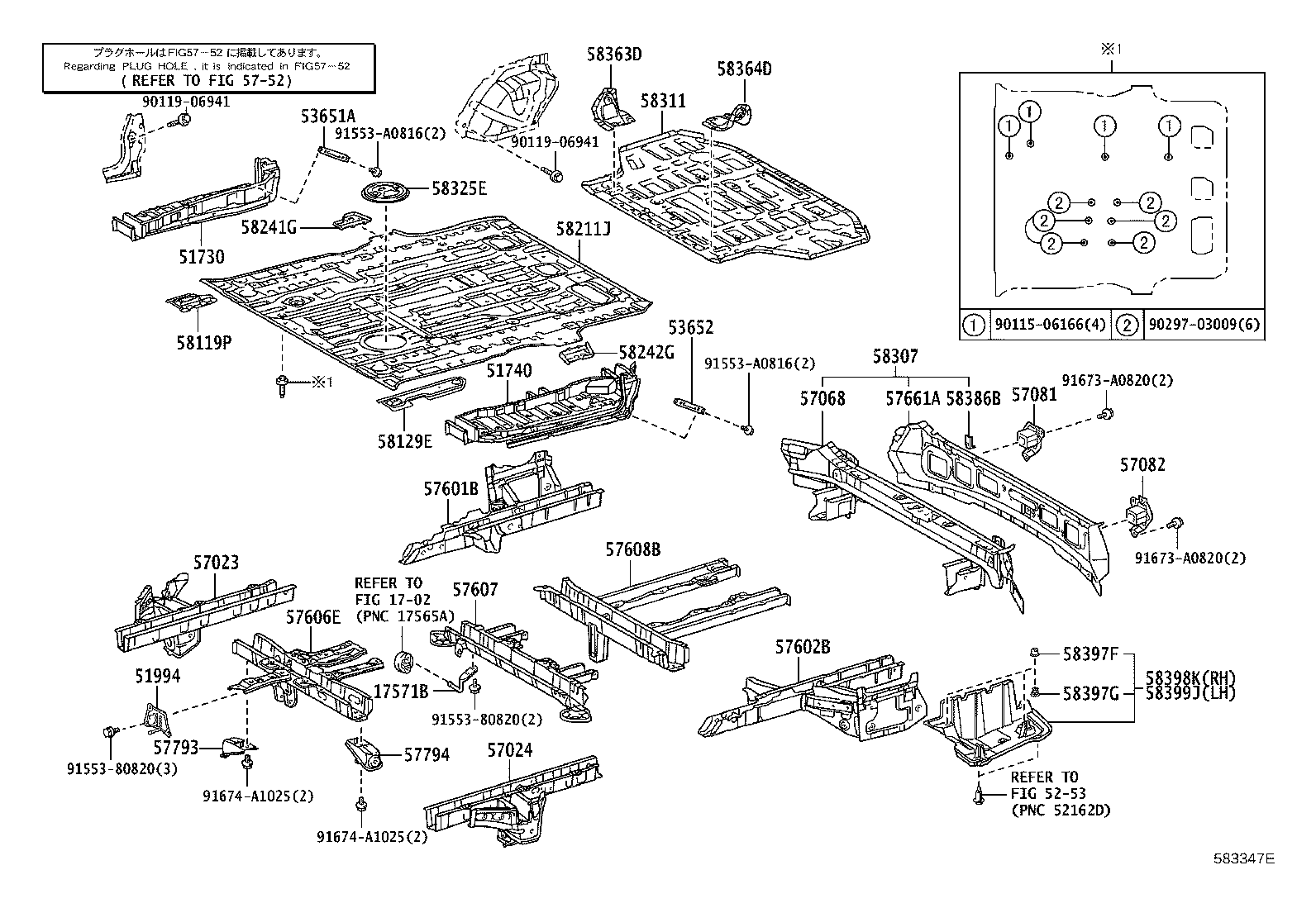 58307-58041 PANEL SUB-ASSY, BODY LOWER BACK product image