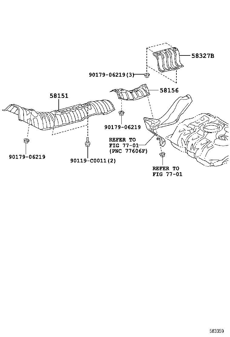 58151-0D080 INSULATOR, FRONT FLOOR HEAT, NO.1 product image