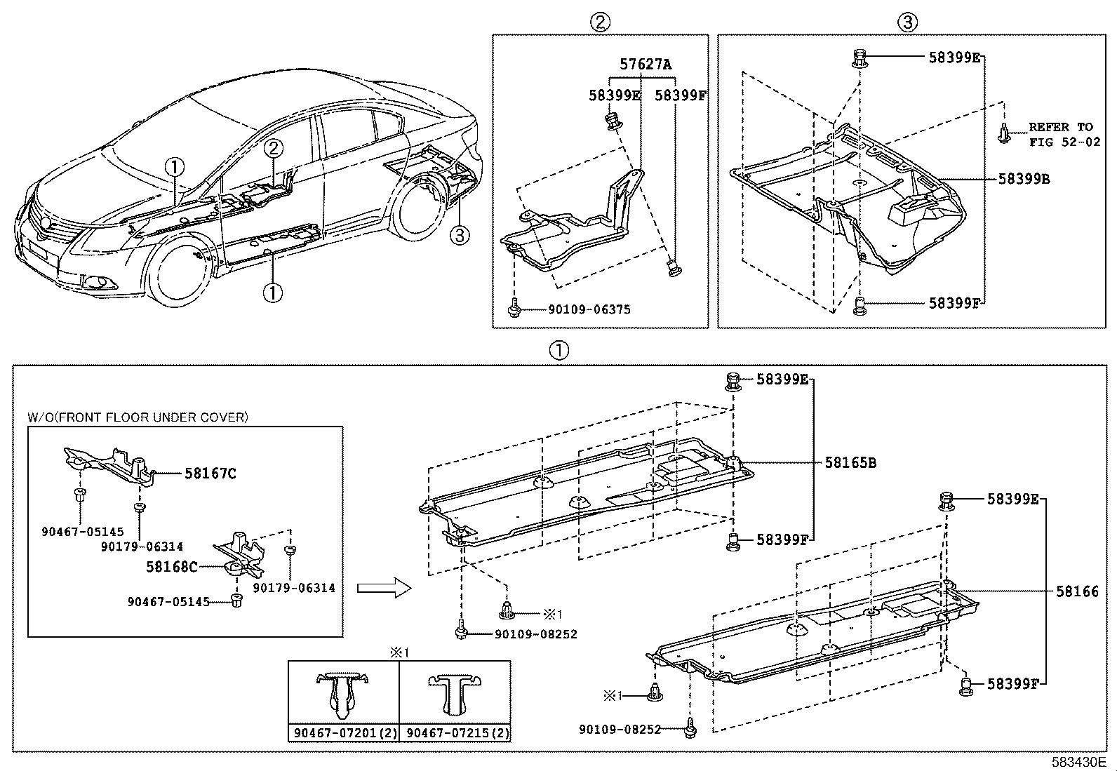 58166-05010 COVER, FRONT FLOOR, LH product image