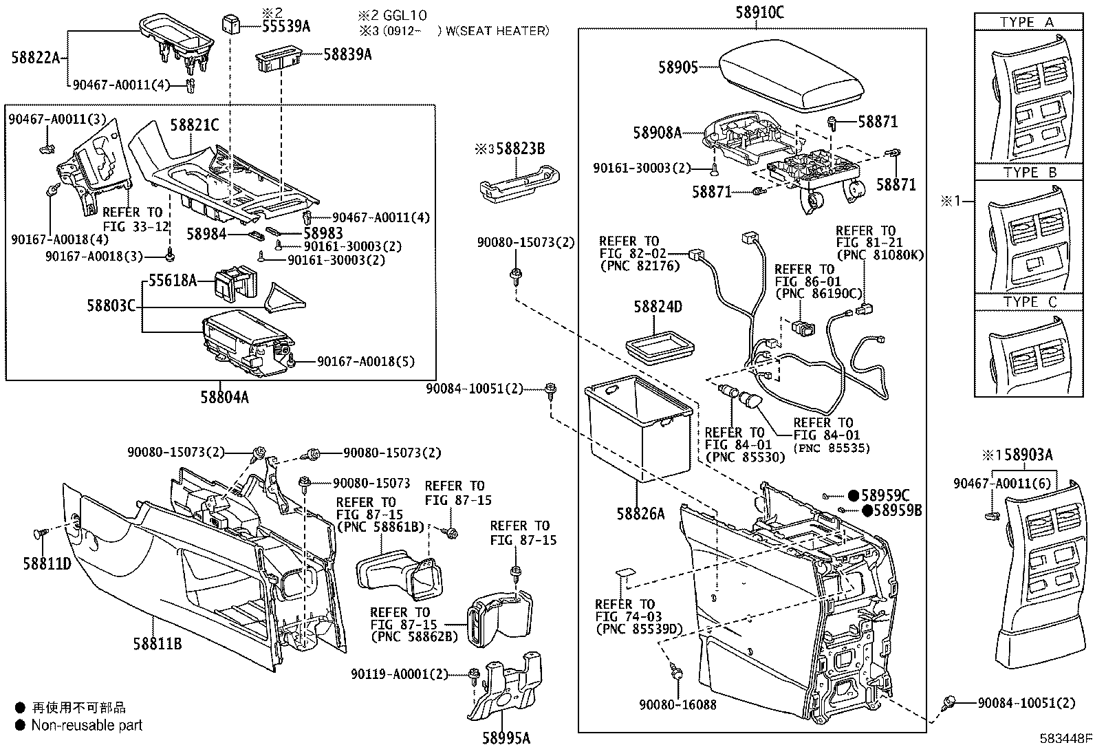 Toyota 55604-0E020 HOLDER SUB-ASSY, INSTRUMENT PANEL CUP