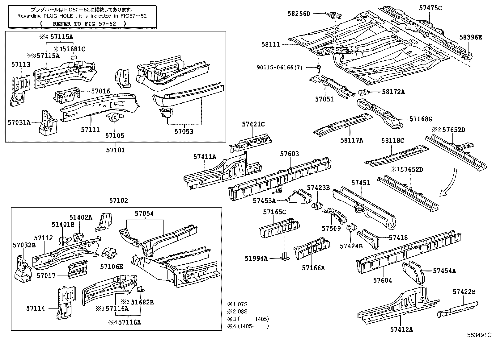 58111-28D80 PAN, FRONT FLOOR product image