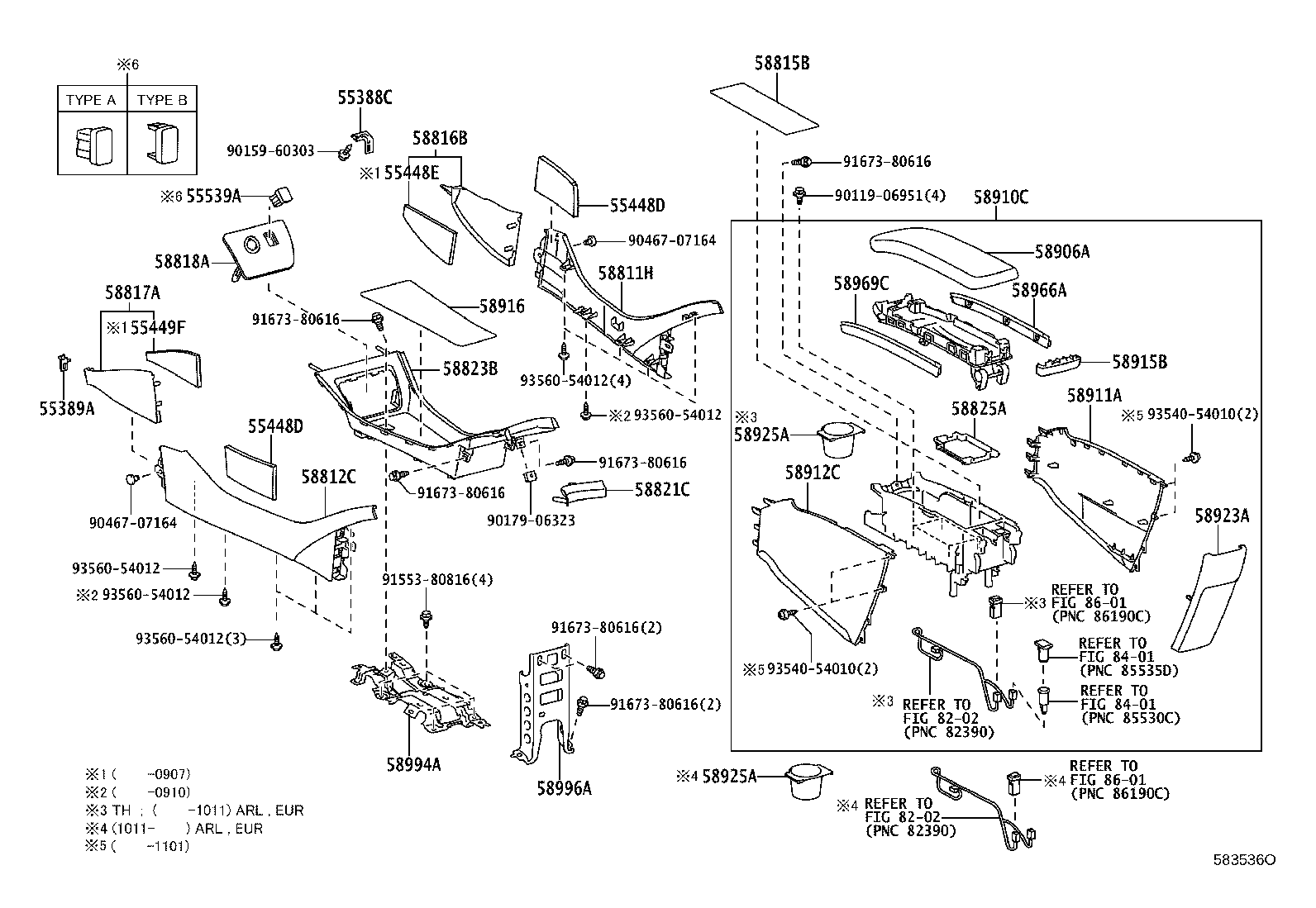 55448-47010 CUSHION, INSTRUMENT PANEL FINISH PANEL, NO.1 product image