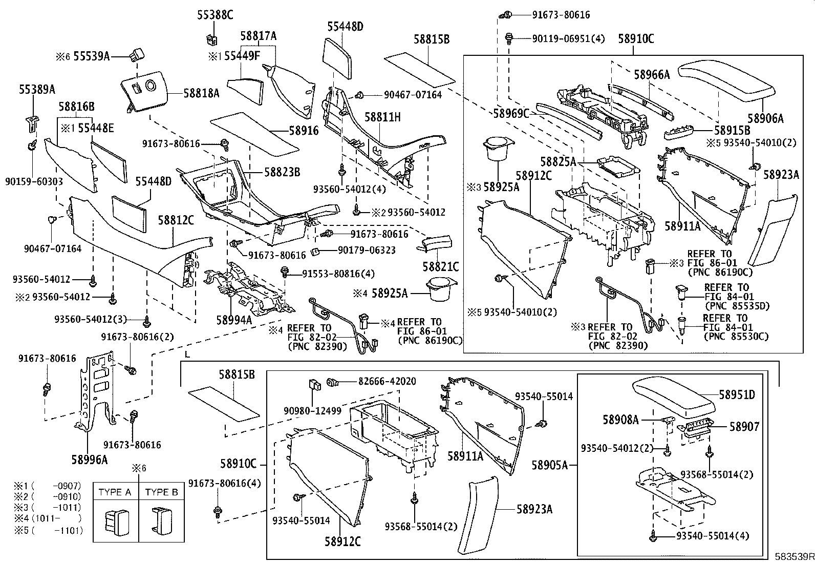Toyota 55539-47060 COVER, SPARE SWITCH HOLE