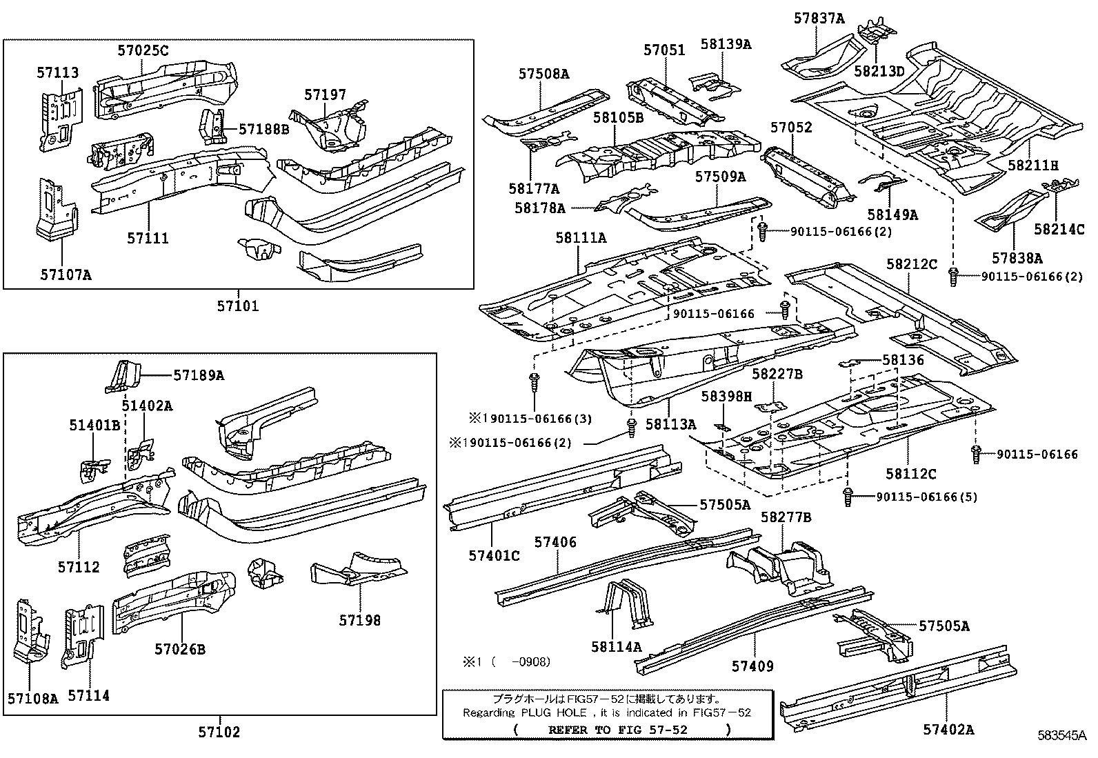 51401-0R020 BRACKET SUB-ASSY, ENGINE FRONT MOUNTING product image