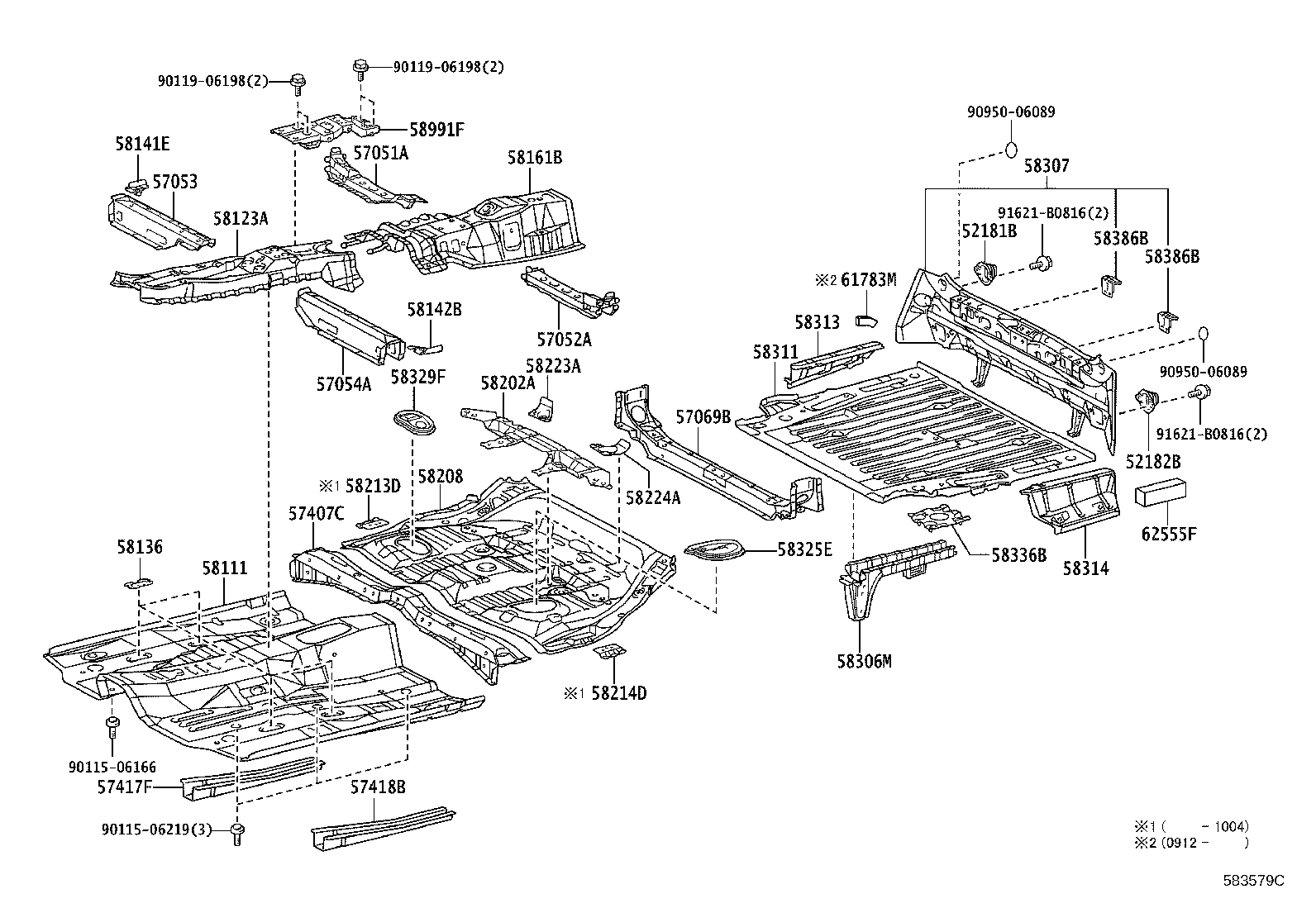 58013-68040 SUPPORT, SHIFT & SELECT LEVER product image