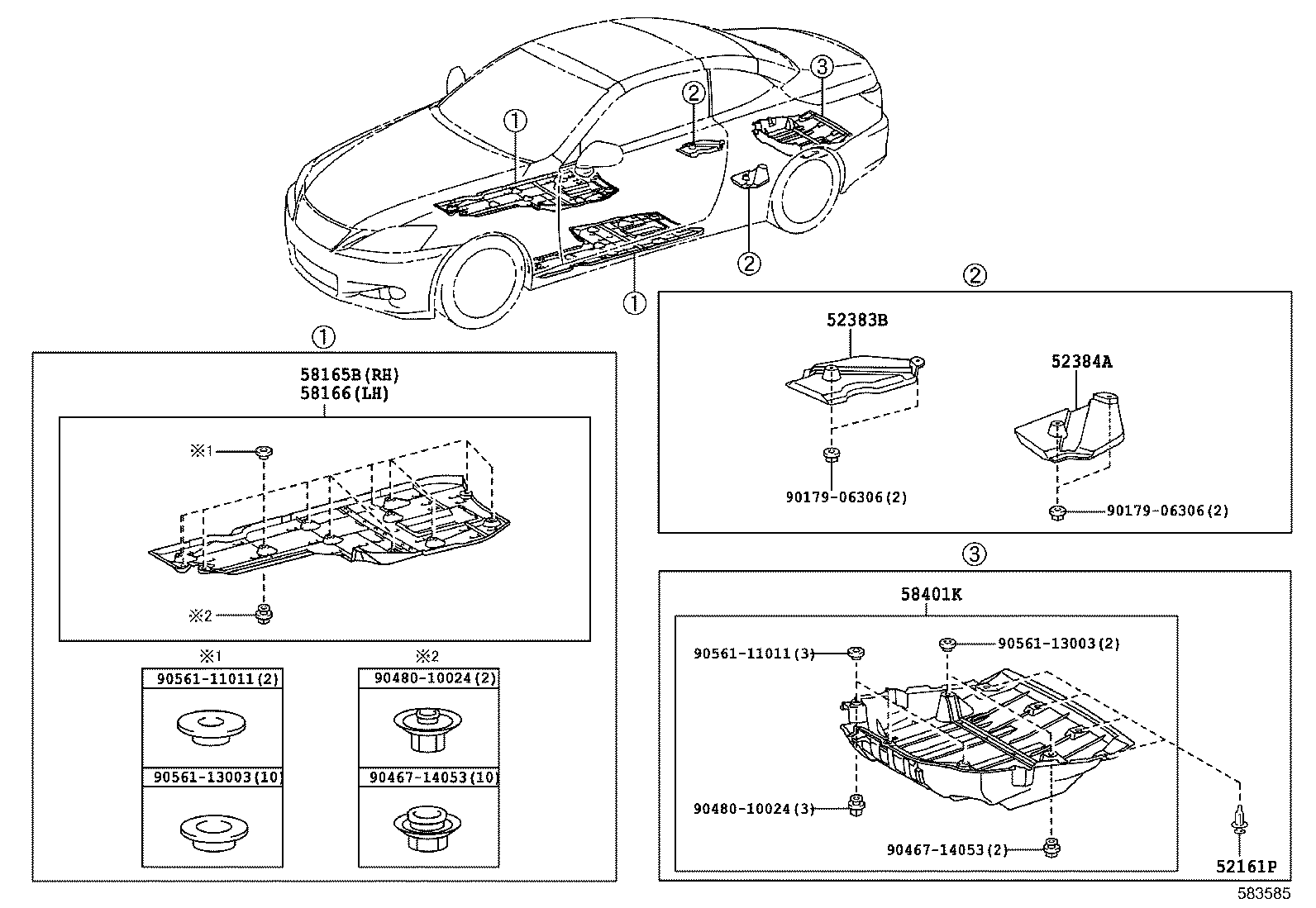 57604-53010 MEMBER SUB-ASSY, REAR FLOOR CROSS, NO.4 product image