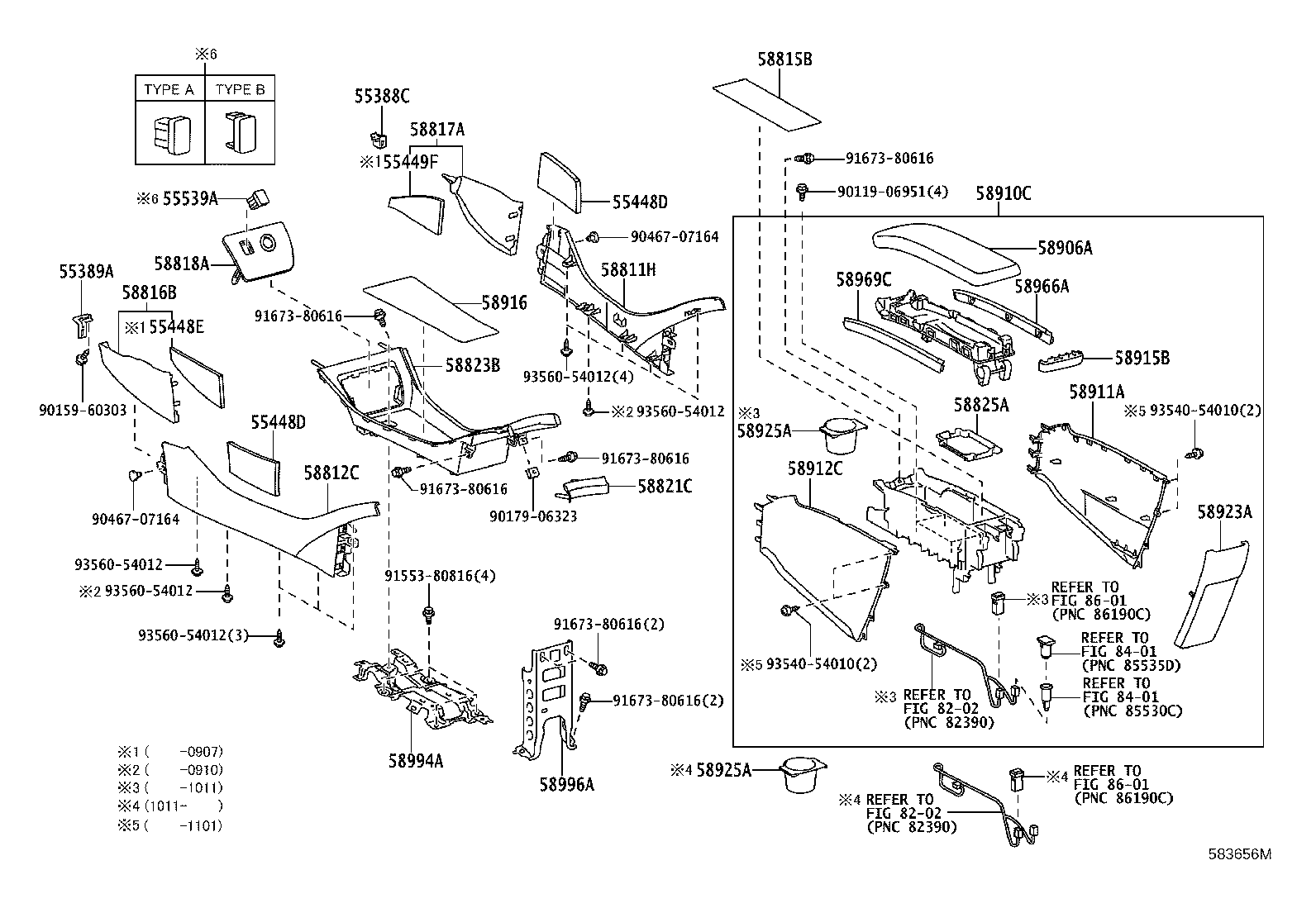 55448-47010 CUSHION, INSTRUMENT PANEL FINISH PANEL, NO.1 product image