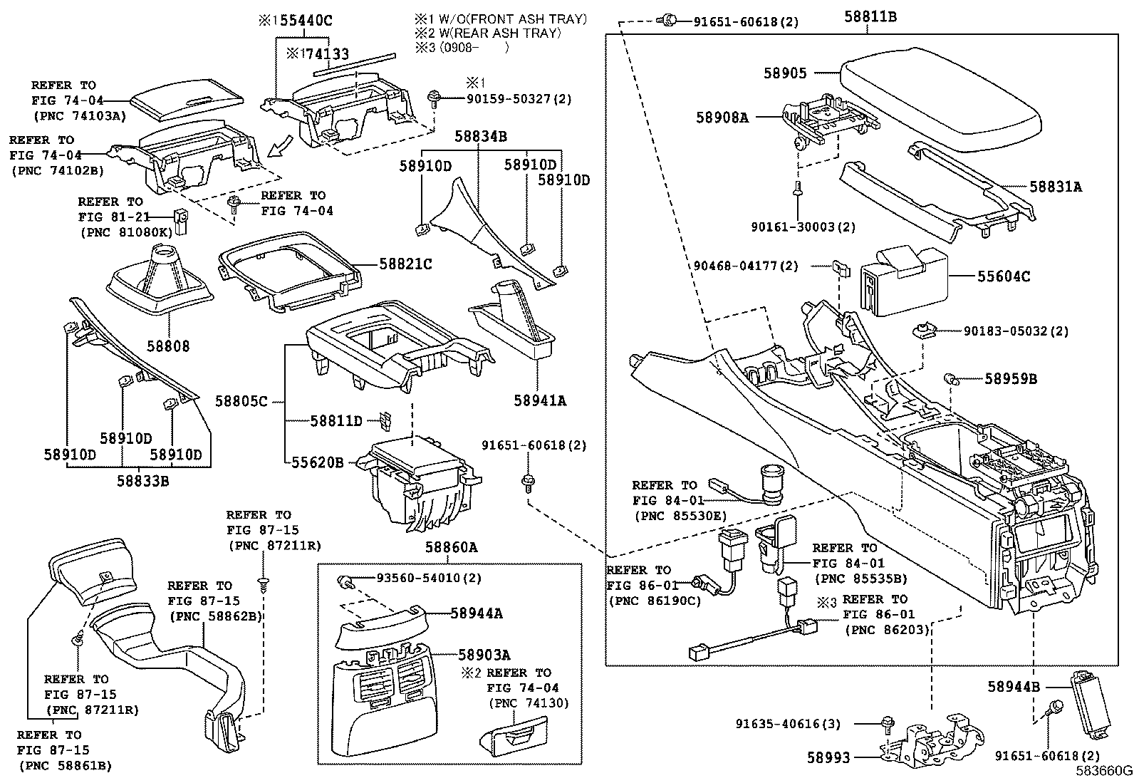 58833-53070 GARNISH, CONSOLE UPPER PANEL, NO.2 product image