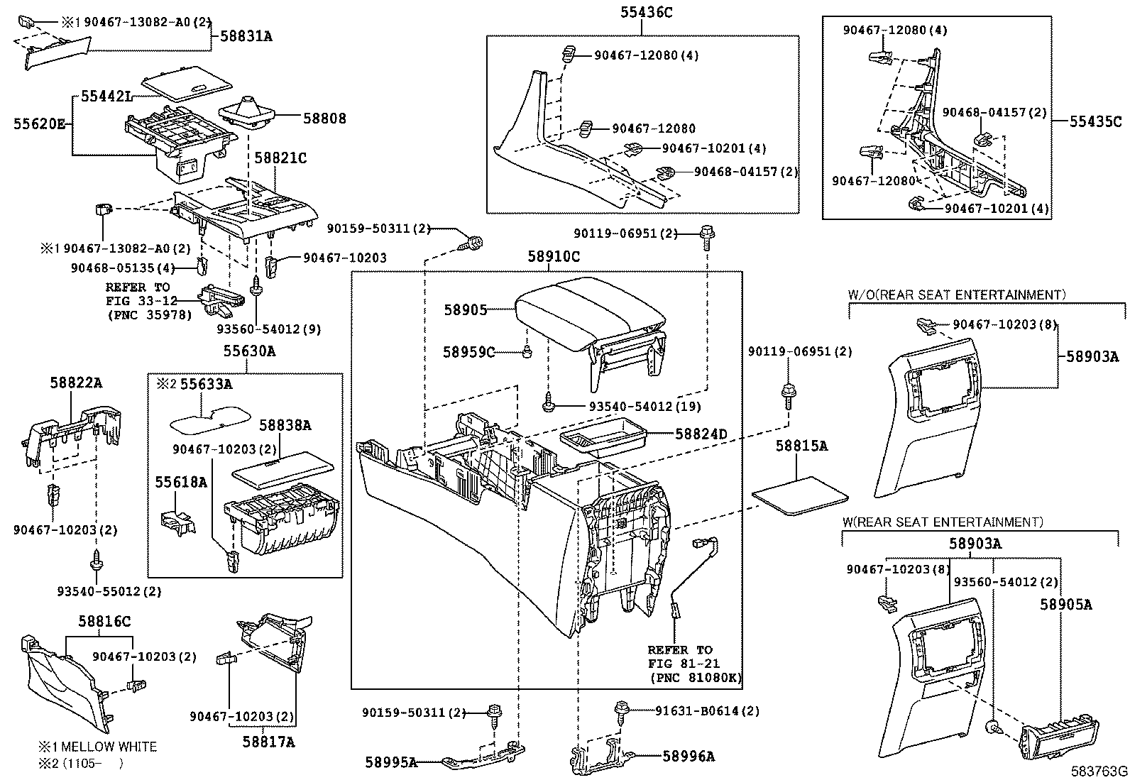58808-60401 COVER SUB-ASSY, SHIFTING HOLE product image