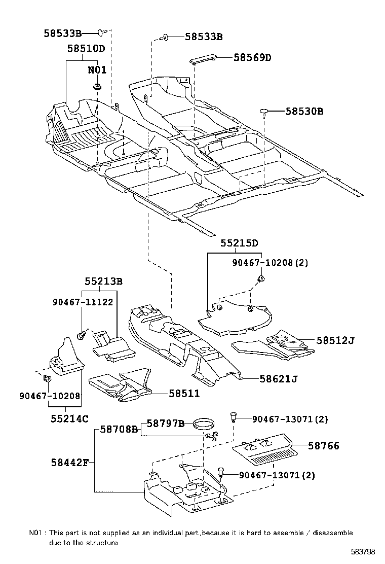 58442-47010-G0 COVER, JACK product image