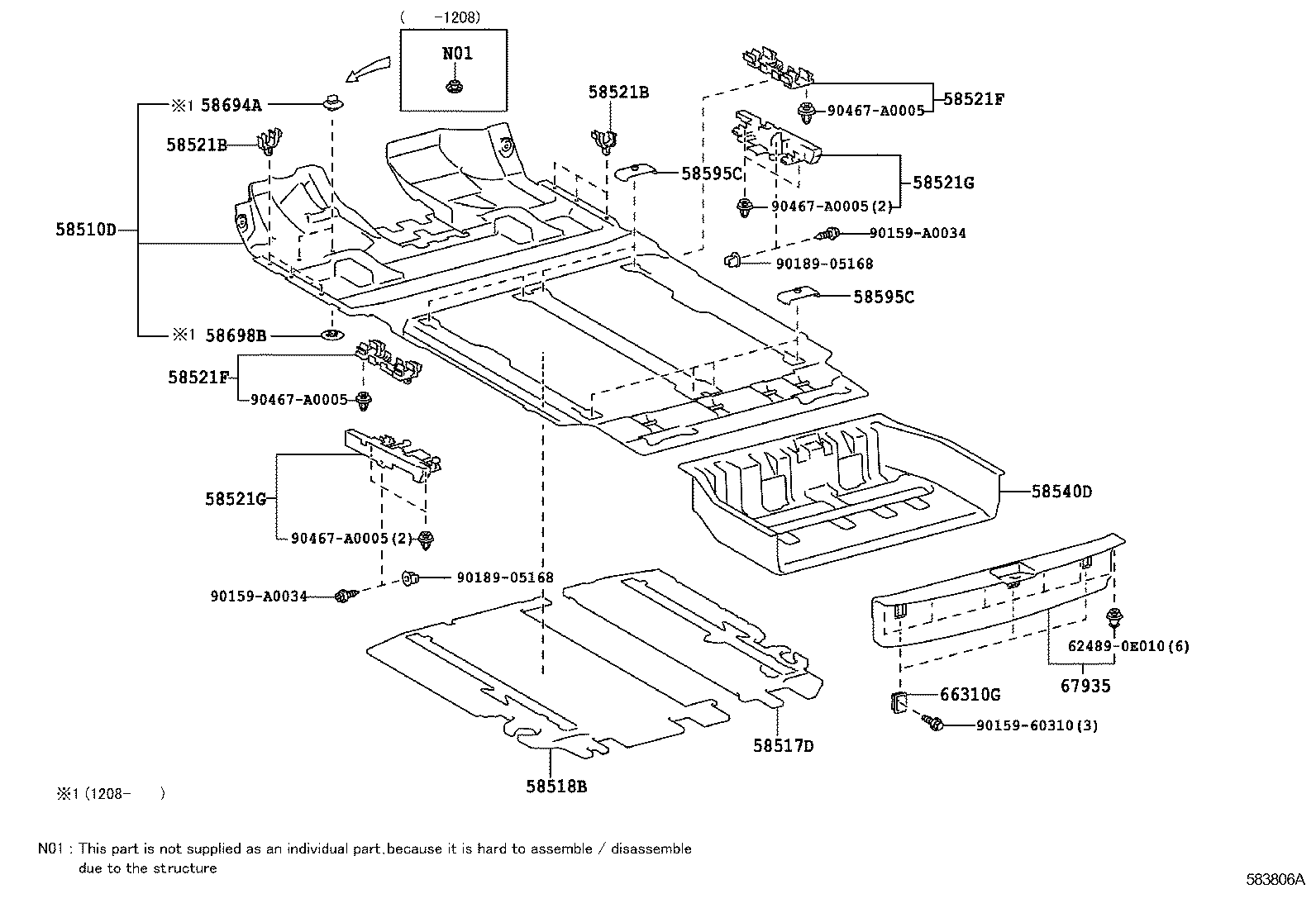 Thumbnail 2 for 58540-08010-B1