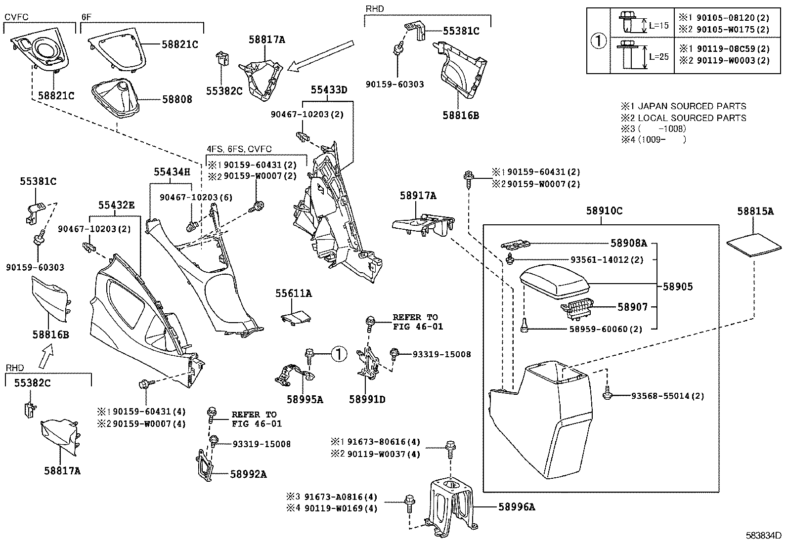 55381-02050 BRACKET, FINISH PANEL MOUNTING, NO.1 product image