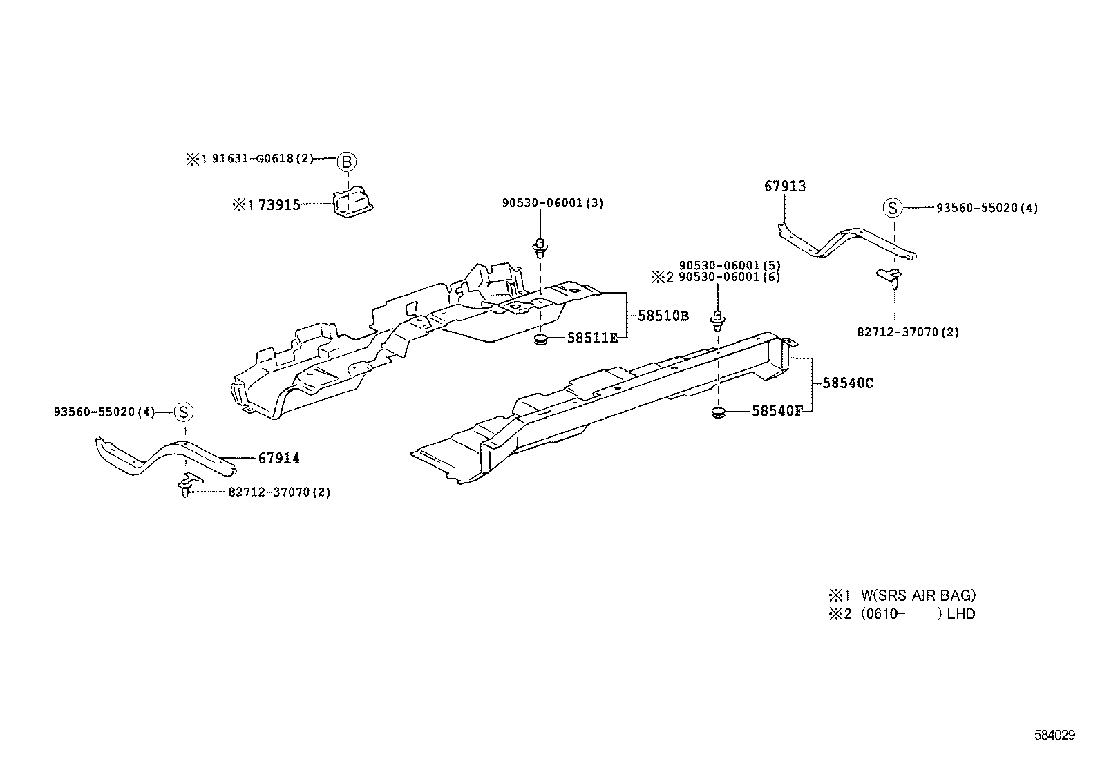 90530-04005-P3 CLIP(FOR FRONT FLOOR MAT) product image