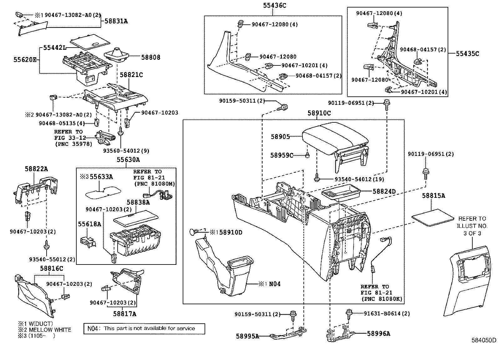 55442-60080 DOOR, INSTRUMENT PANEL product image