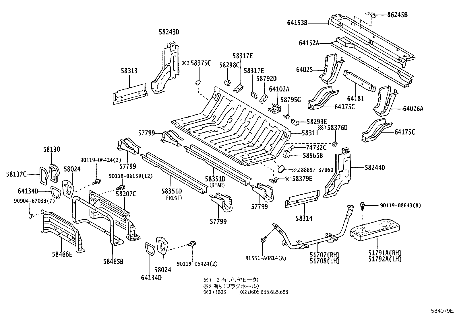 58044-37041 PANEL, FLOOR SIDE, REAR LH product image