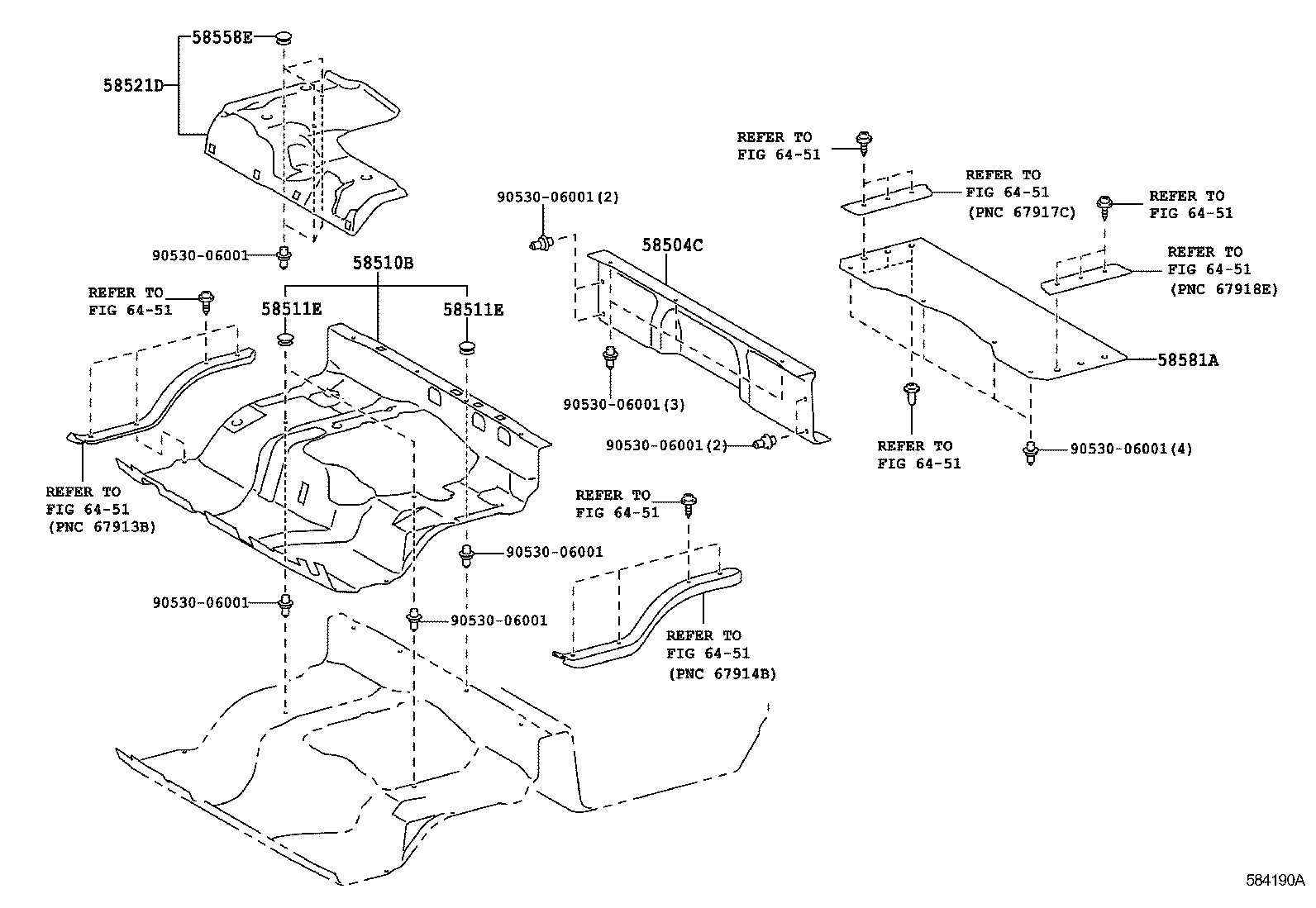 58510-37R41-B0 MAT, FRONT FLOOR, FRONT product image