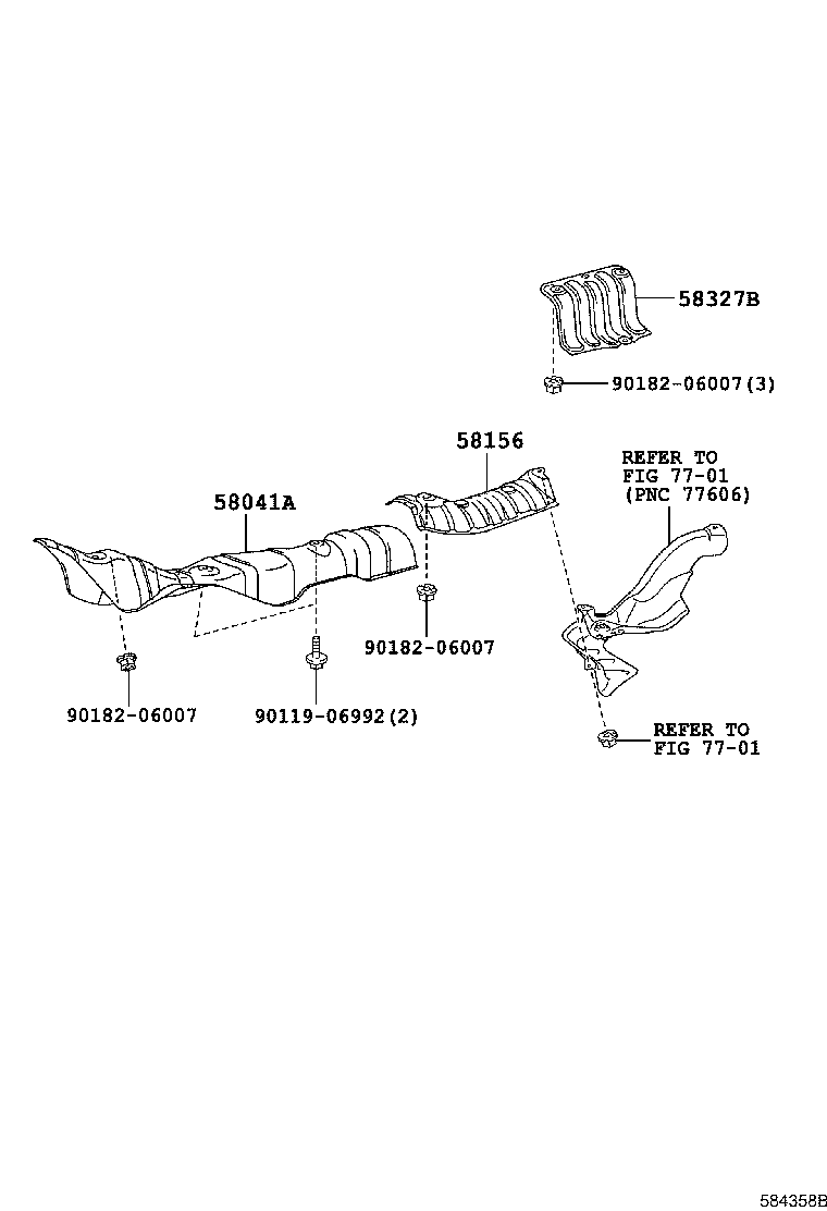 58041-52010 INSULATOR SUB-ASSY, FRONT FLOOR HEAT, NO.1 product image