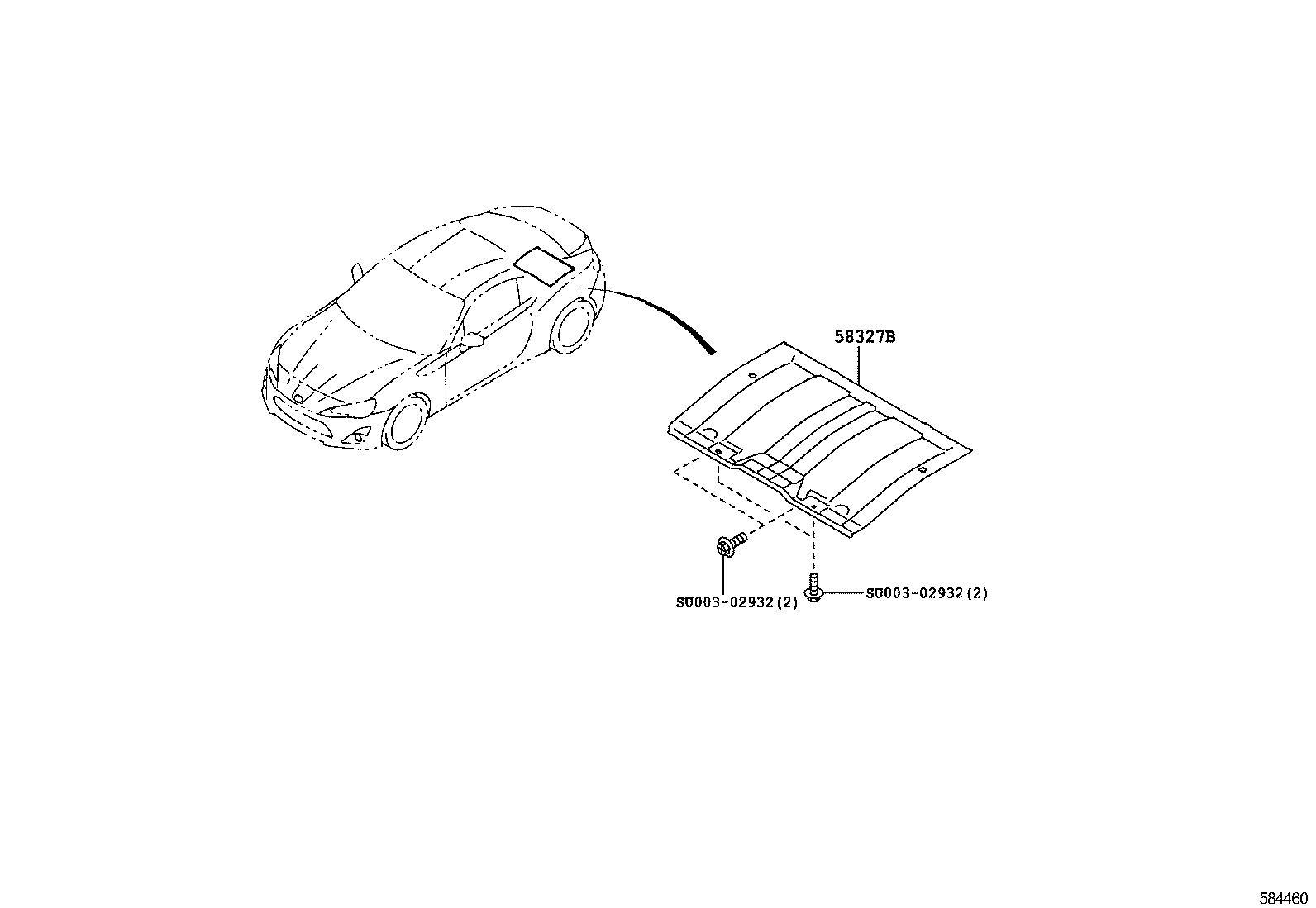SU003-01546 INSULATOR, MAIN MUFFLER HEAT product image