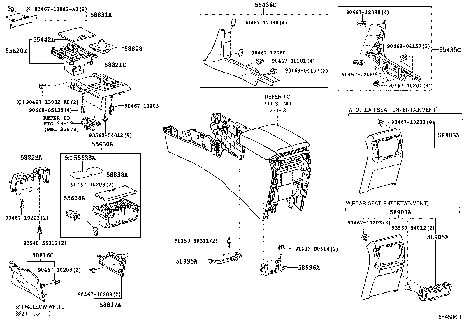 58808-60401 COVER SUB-ASSY, SHIFTING HOLE product image