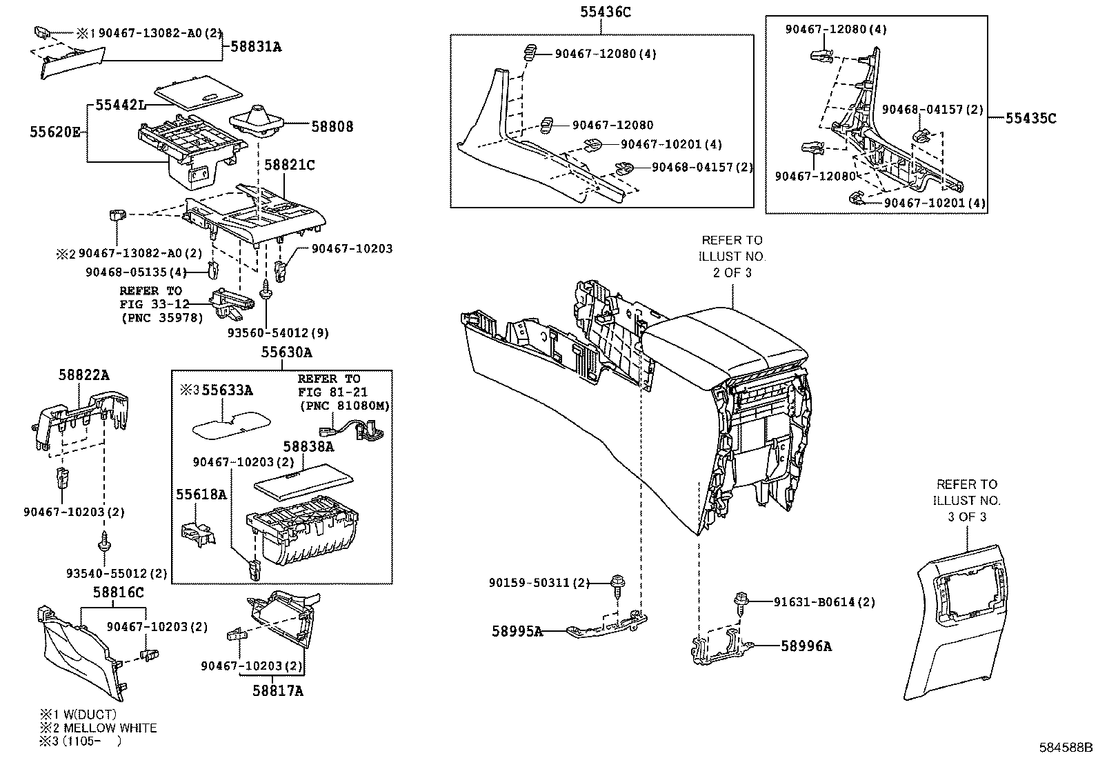 55442-60080 DOOR, INSTRUMENT PANEL product image